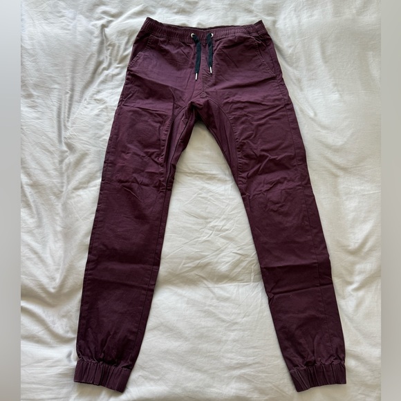 Zanerobe Other - New ZANEROBE Jogger pants Men's 32 Sureshot BlackBerry Elastic Waist Drawstring